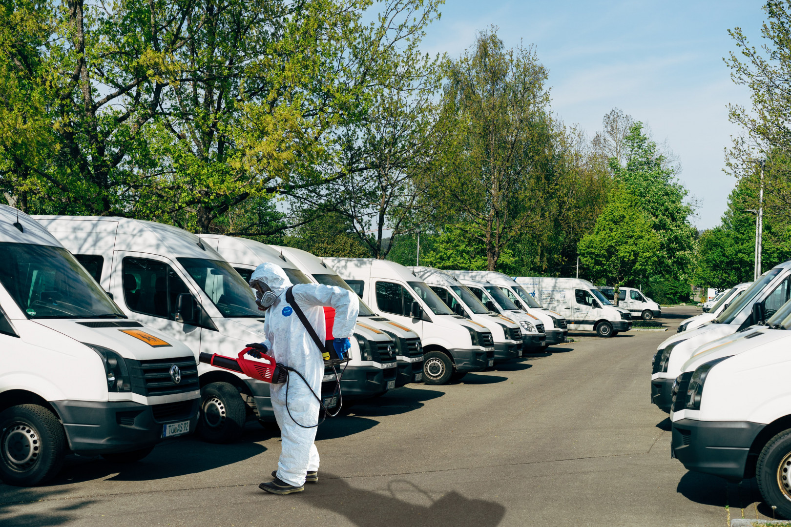 Motor Vehicle Electrostatic Fog Disinfecting Service